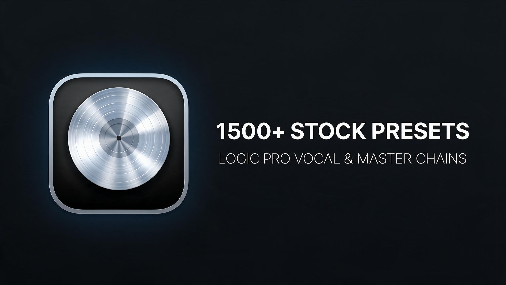 Logic Pro Premium Presets Pack (1500+ Stock Plugins Presets)